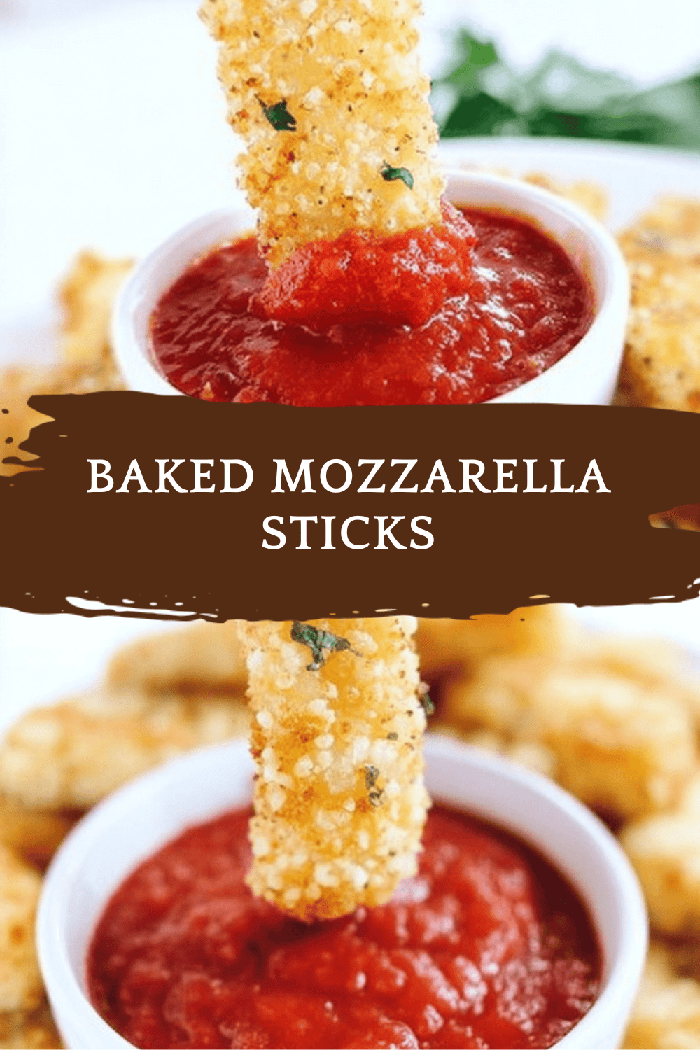 Baked Mozzarella Sticks