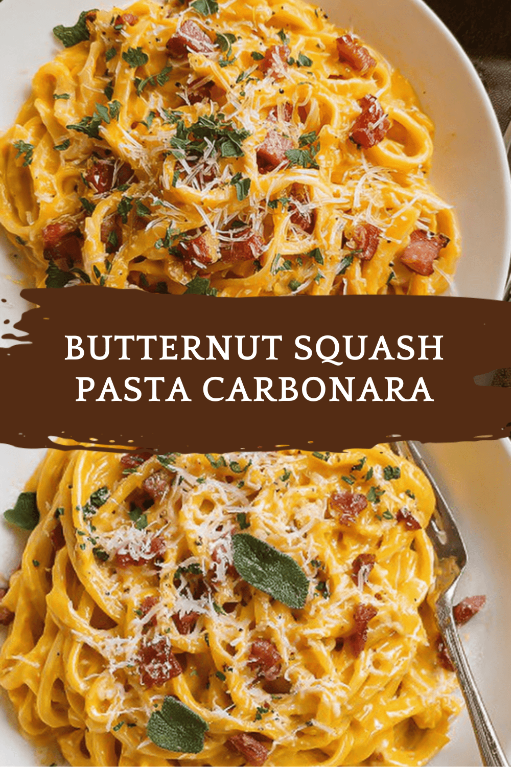 Butternut Squash Pasta Carbonara