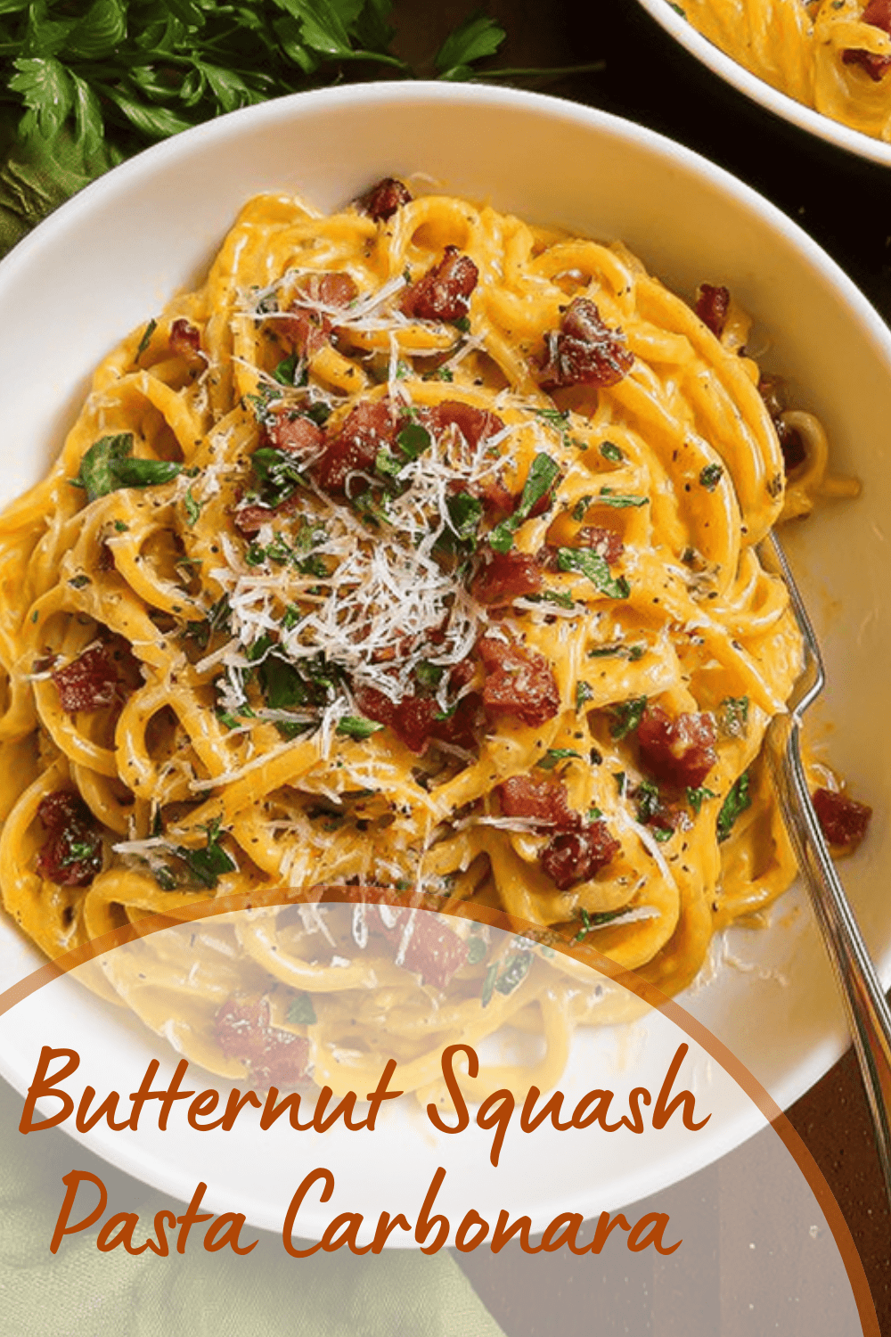 Butternut Squash Pasta Carbonara