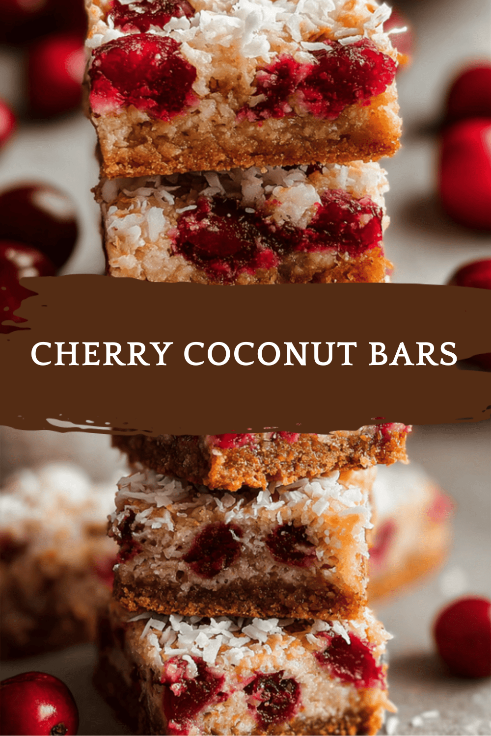 Cherry Coconut Bars