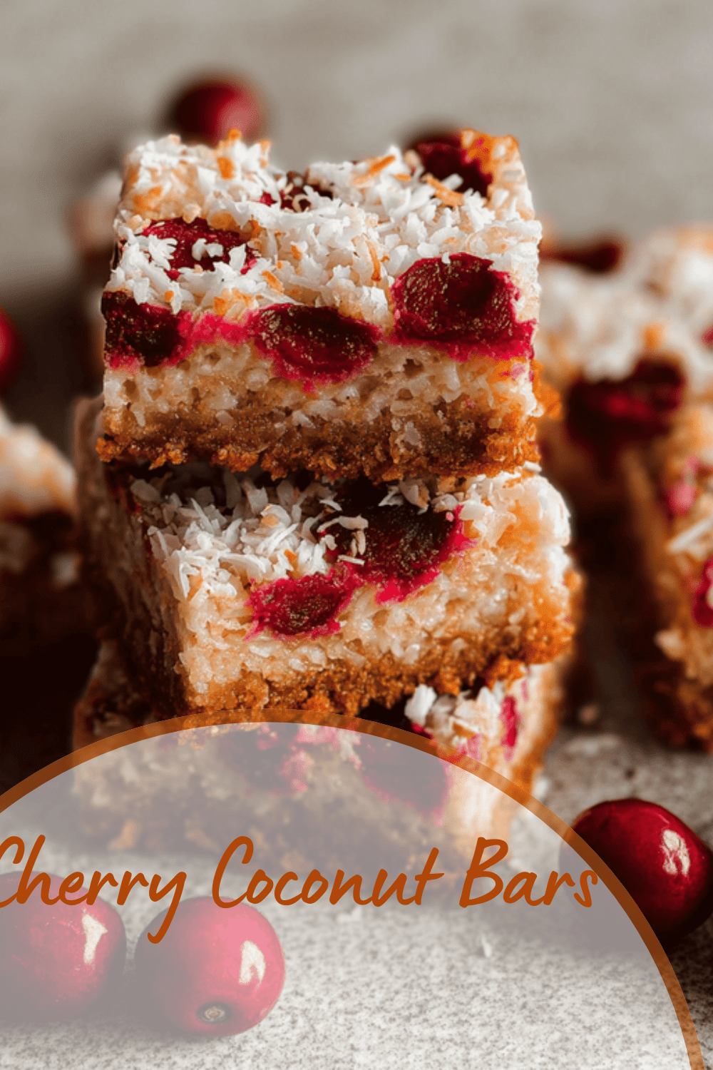 Cherry Coconut Bars