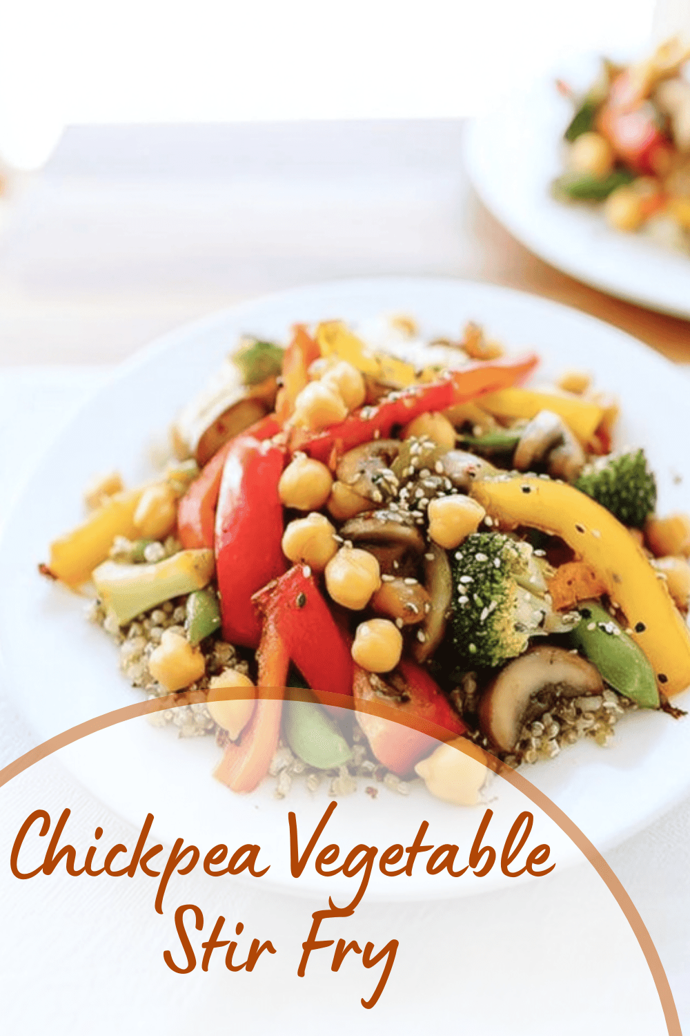 Chickpea Vegetable Stir Fry