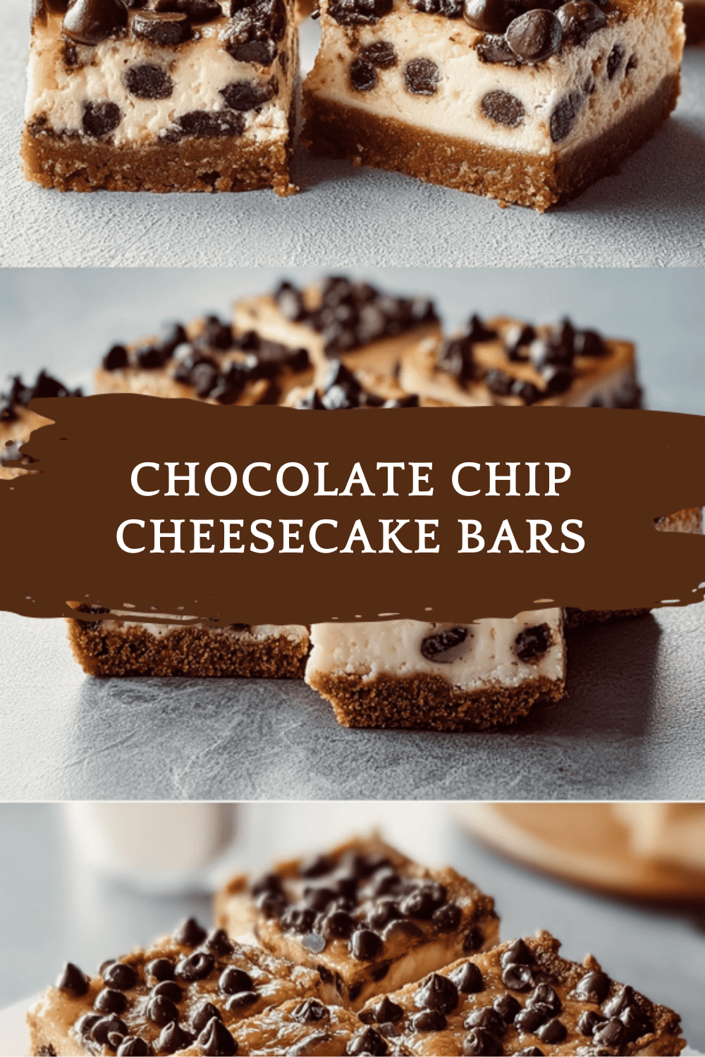 Chocolate Chip Cheesecake Bars