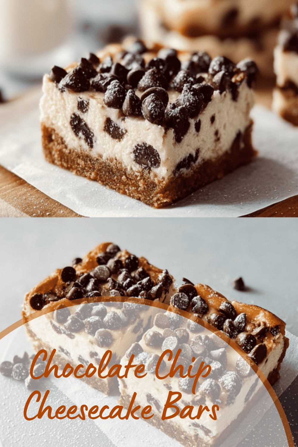 Chocolate Chip Cheesecake Bars