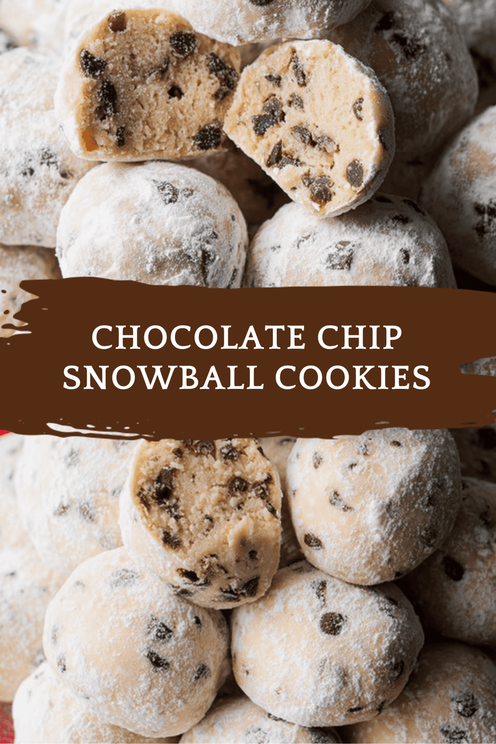Chocolate Chip Snowball Cookies