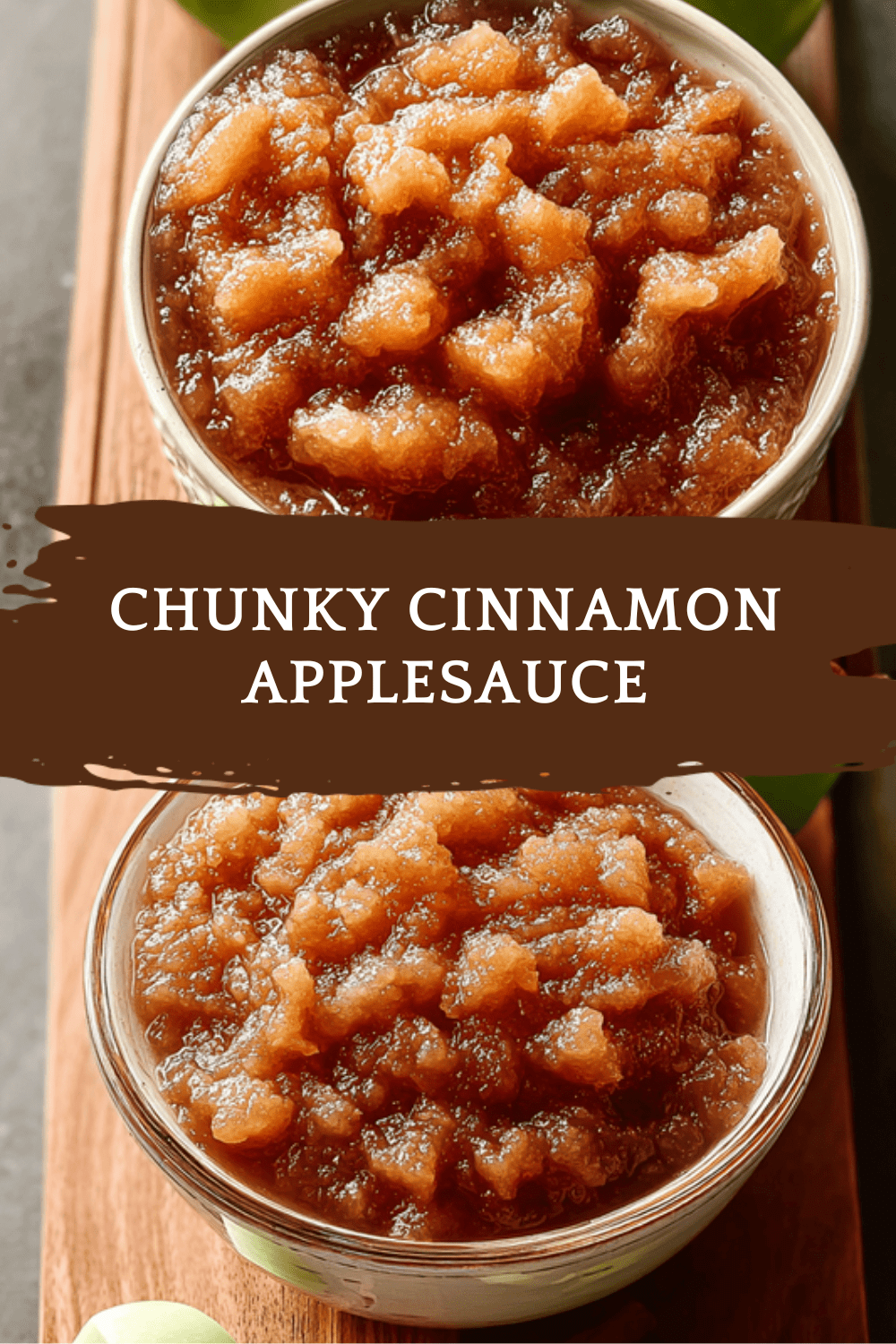 Chunky Cinnamon Applesauce