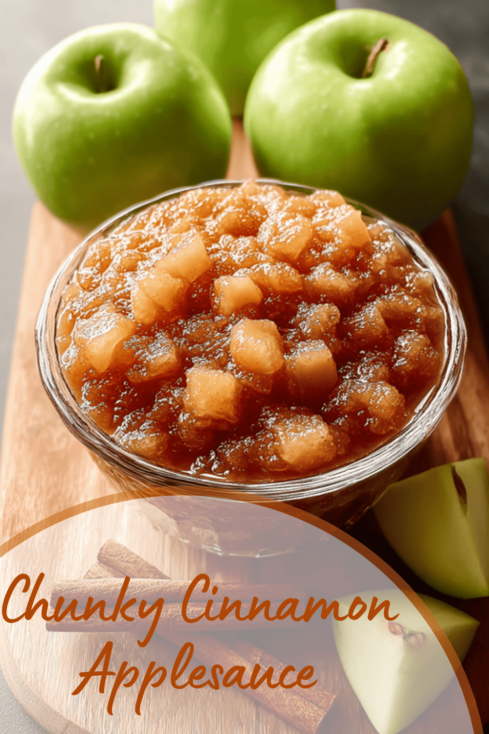 Chunky Cinnamon Applesauce
