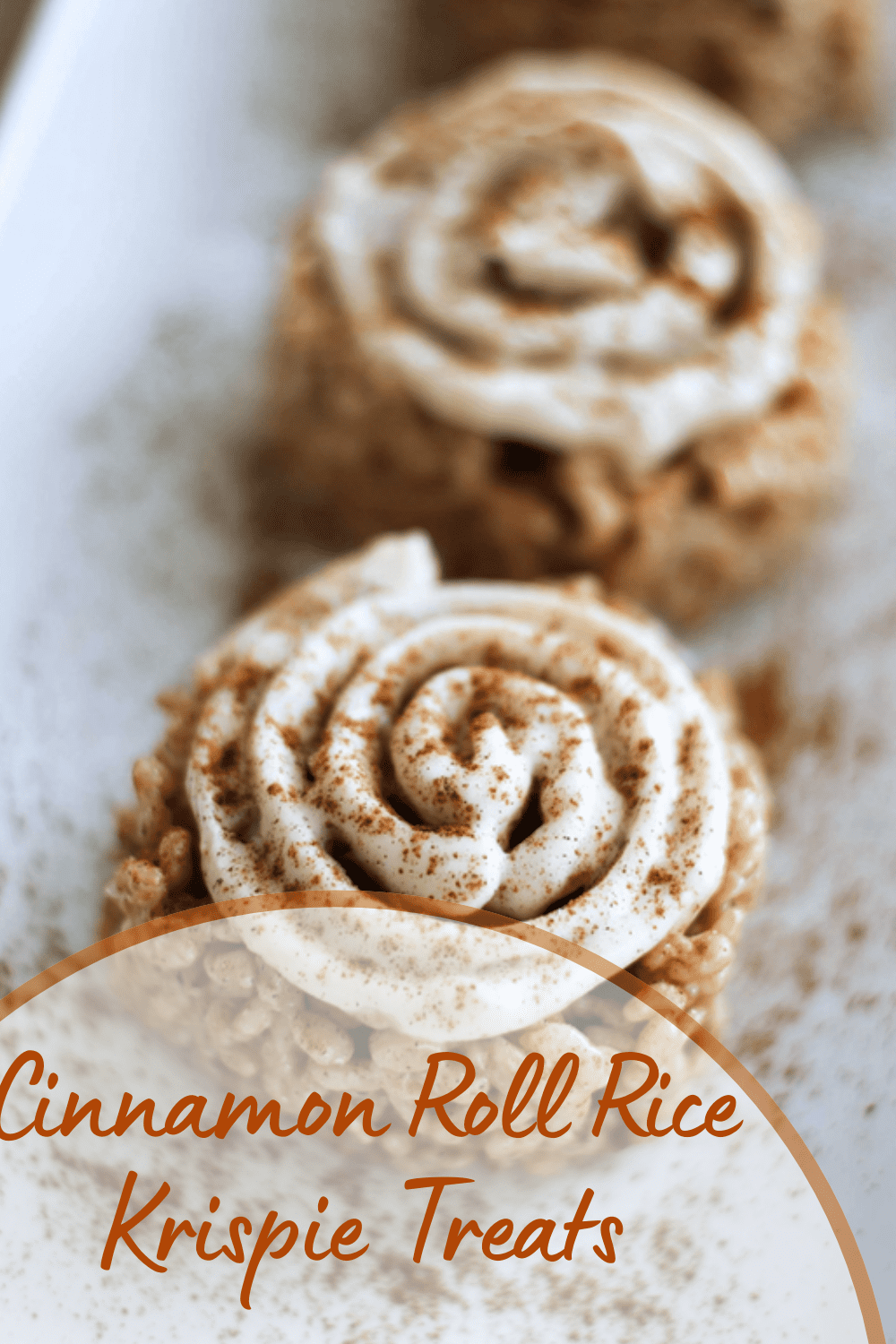 Cinnamon Roll Rice Krispie Treats