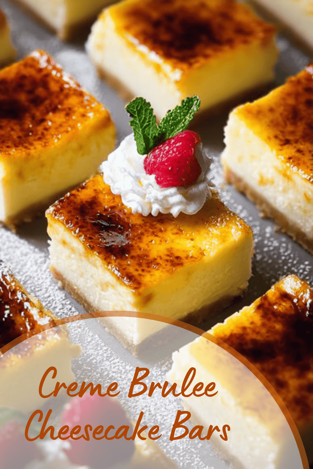 Creme Brulee Cheesecake Bars