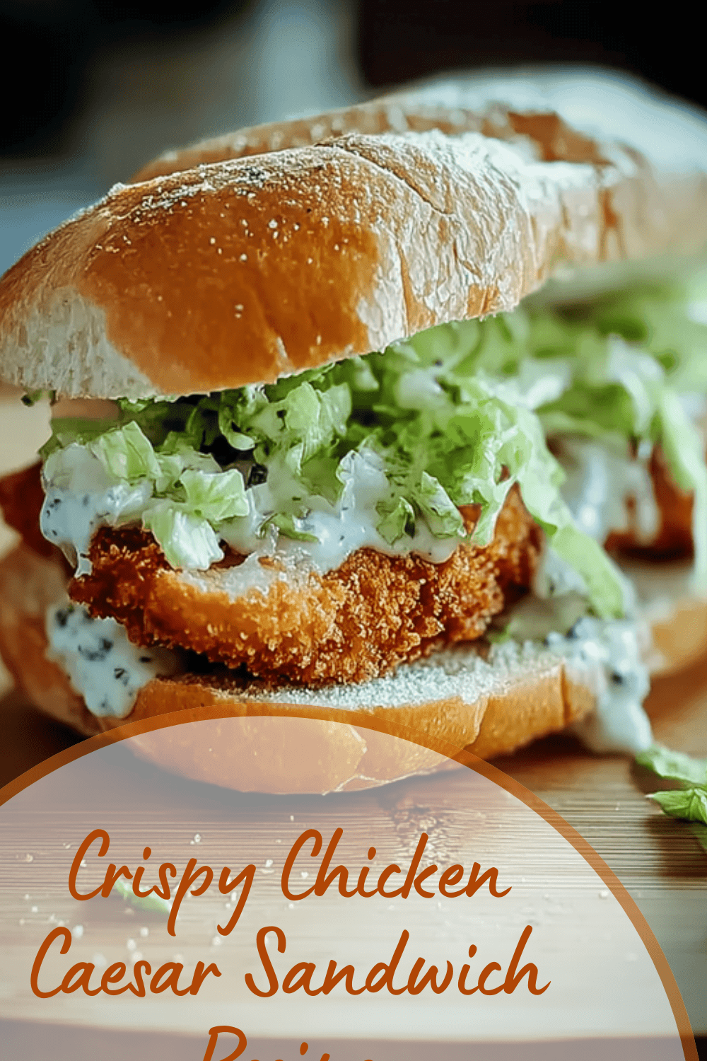 Crispy Chicken Caesar Sandwich Recipe