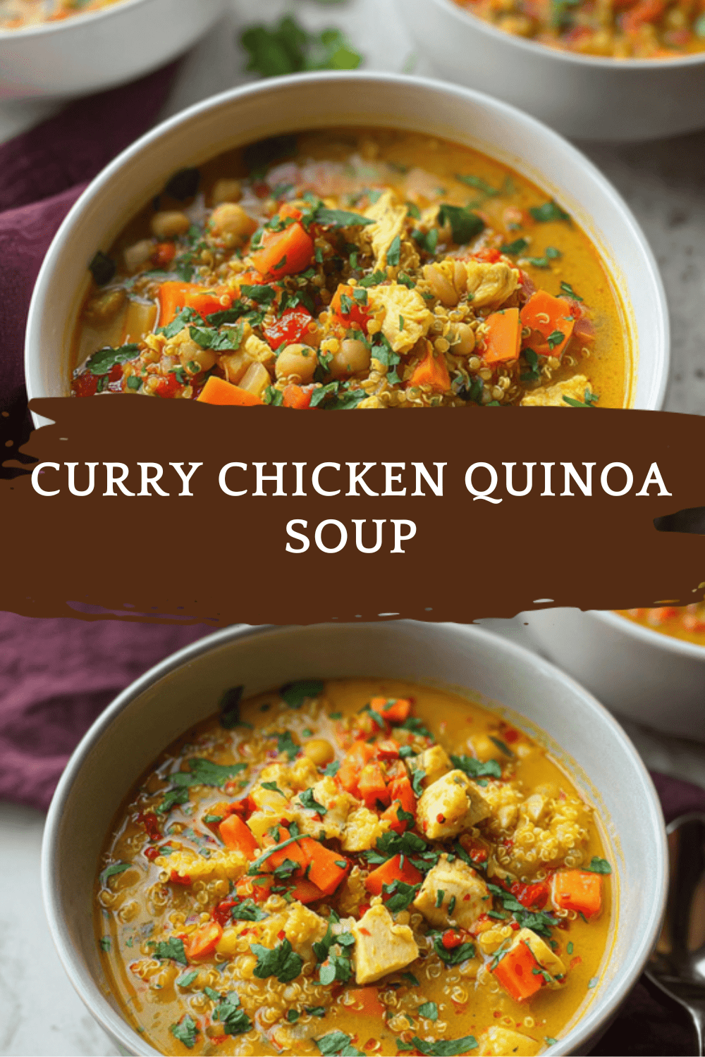 Curry Chicken Quinoa Soup