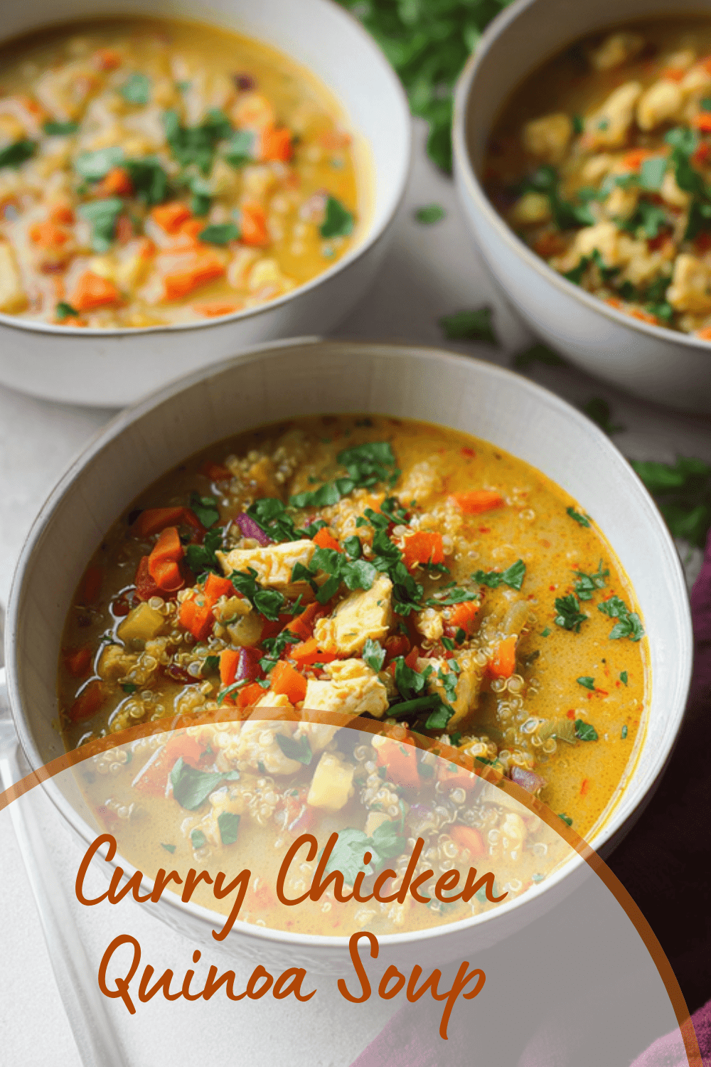 Curry Chicken Quinoa Soup