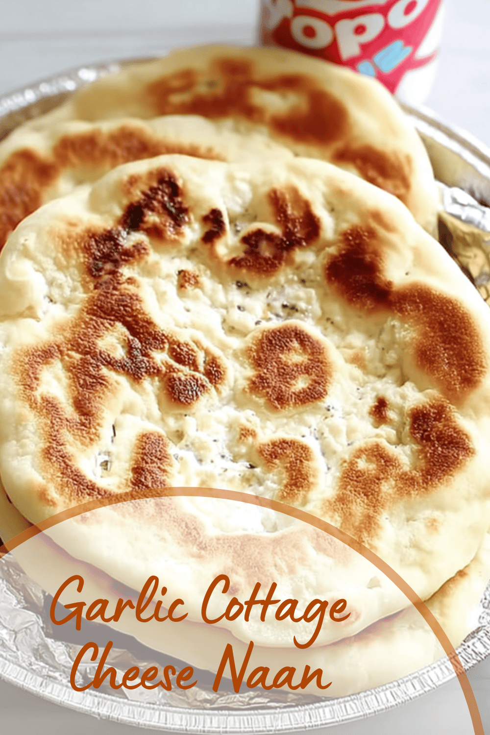 Garlic Cottage Cheese Naan