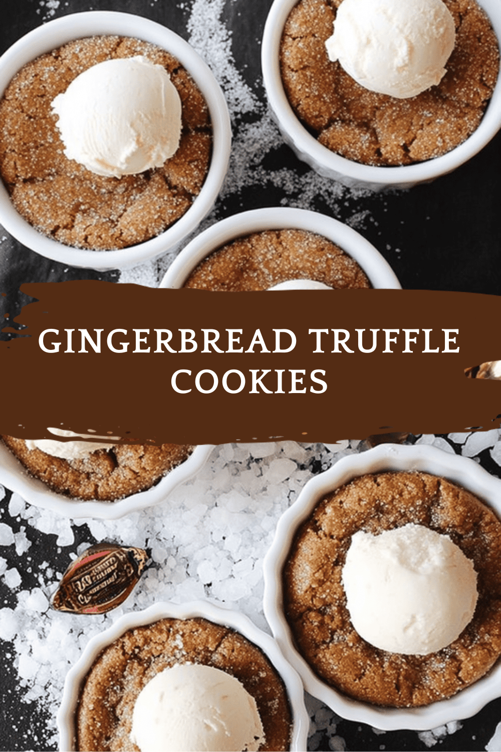 Gingerbread Truffle Cookies