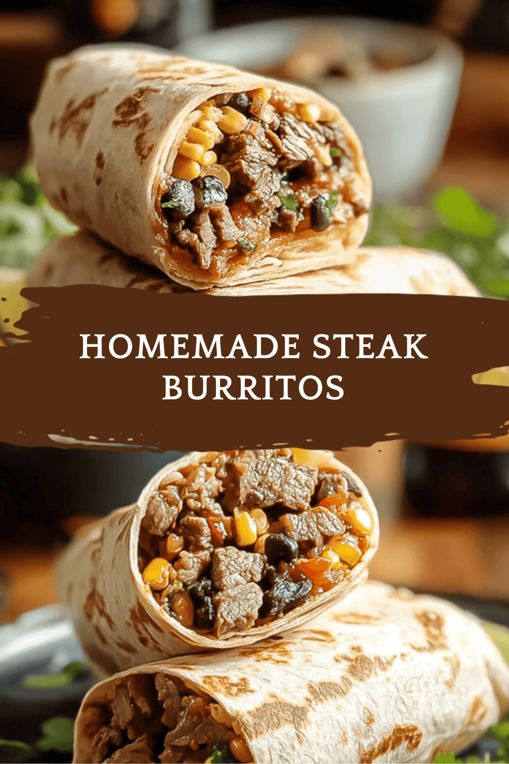 Homemade Steak Burritos