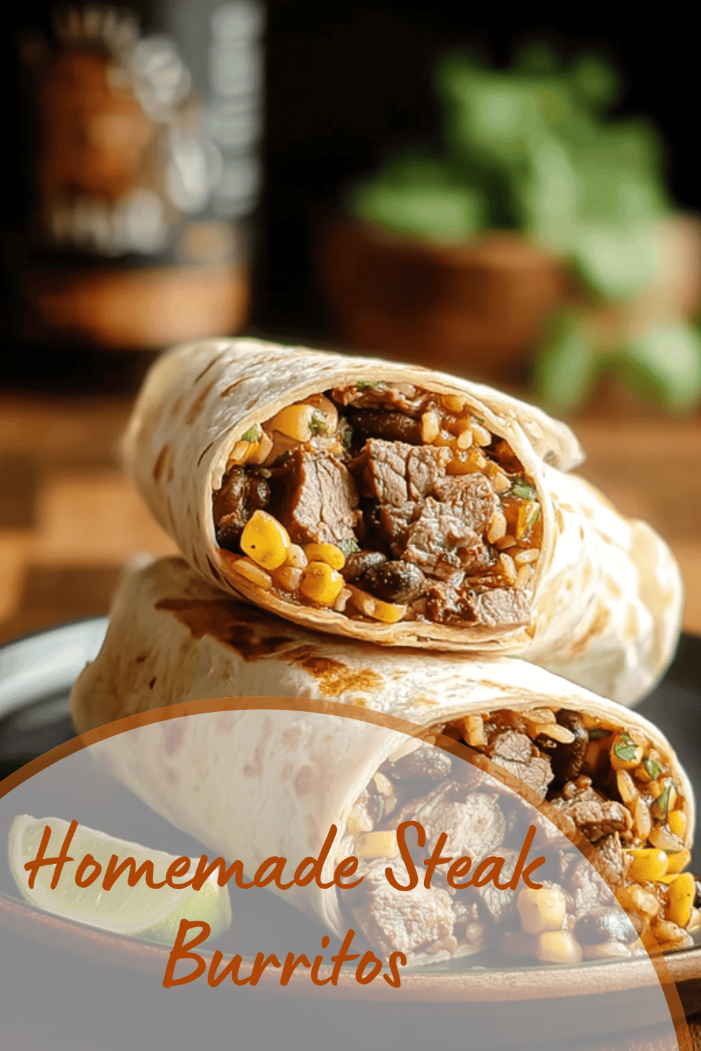 Homemade Steak Burritos