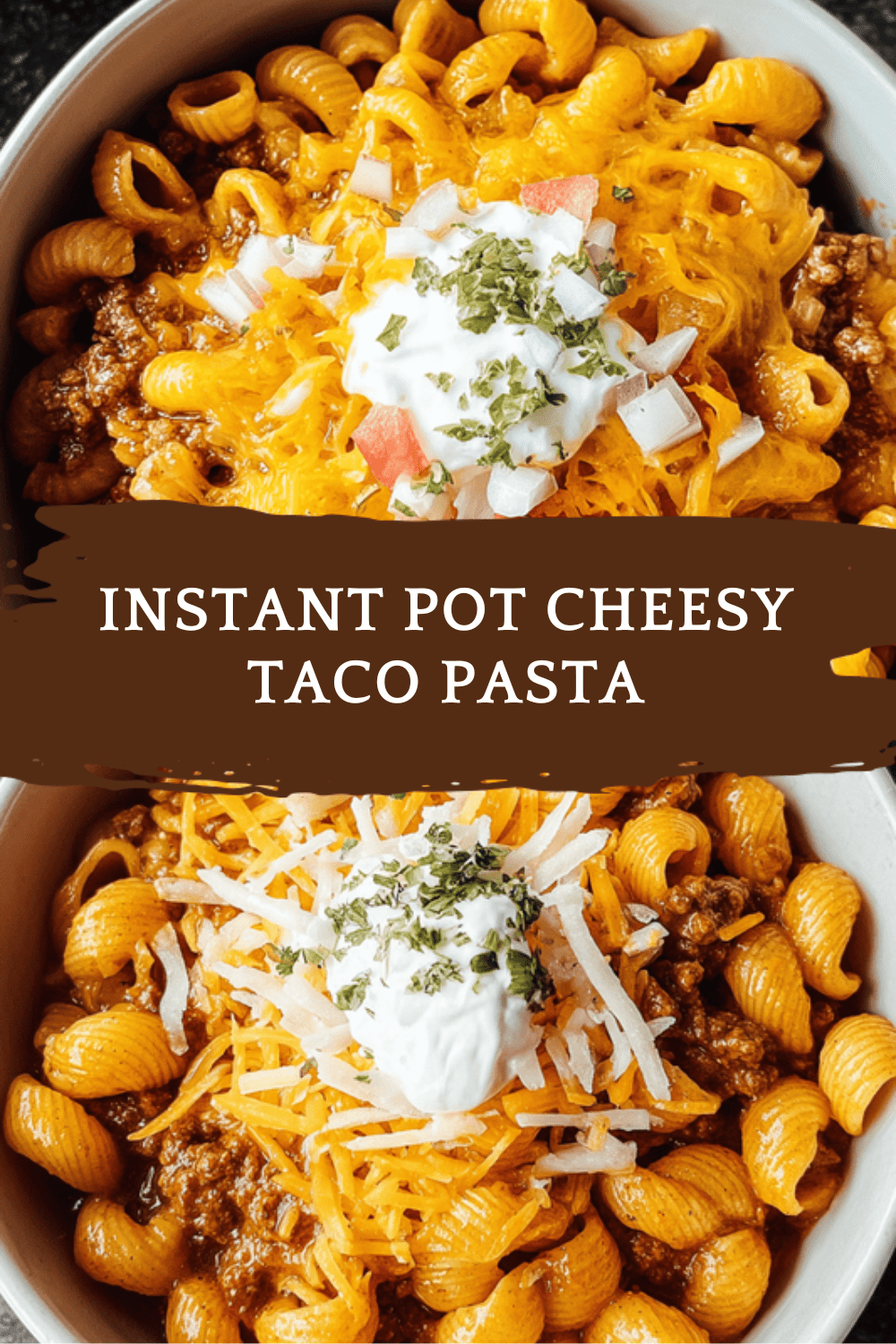 Instant Pot Cheesy Taco Pasta
