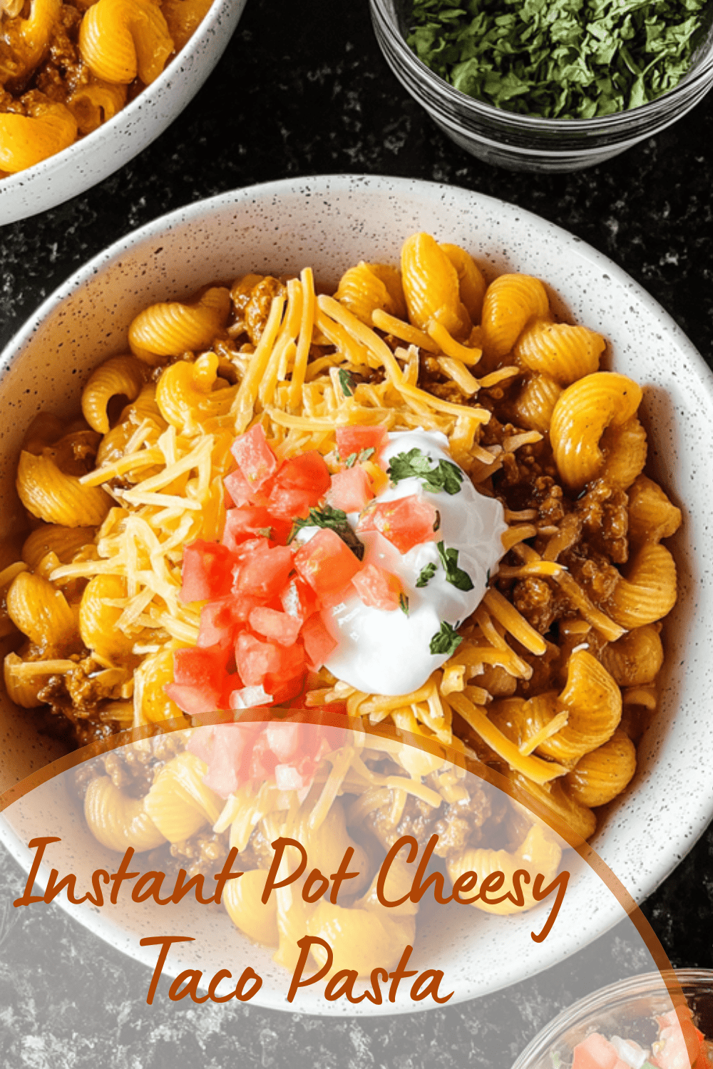 Instant Pot Cheesy Taco Pasta