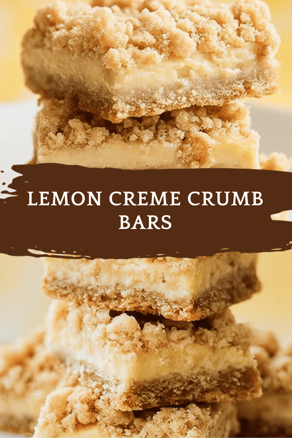 Lemon Creme Crumb Bars