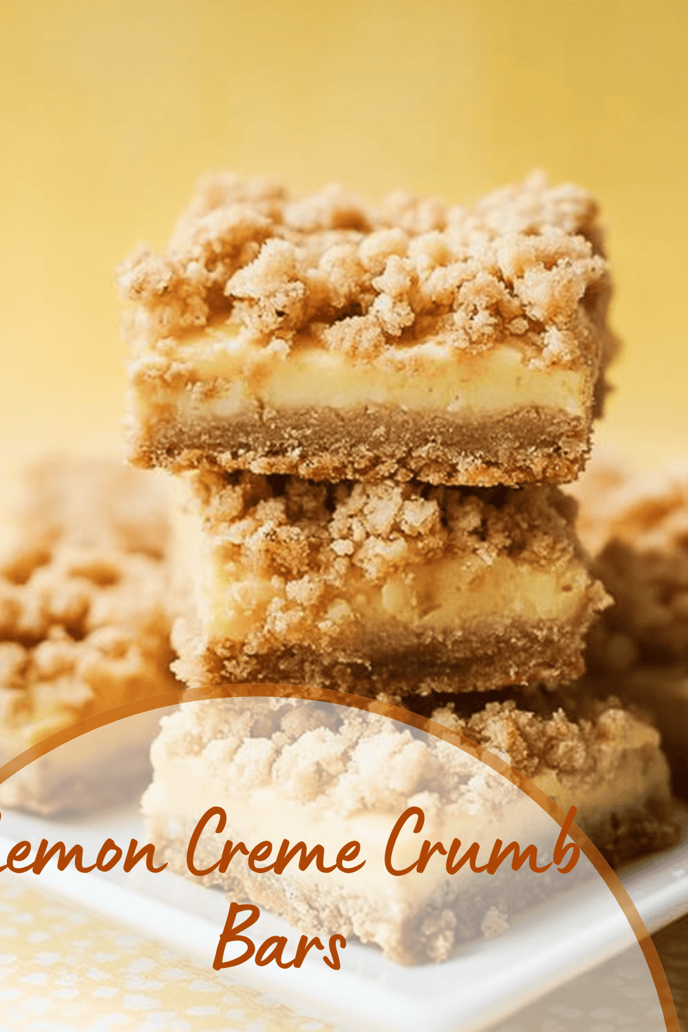 Lemon Creme Crumb Bars