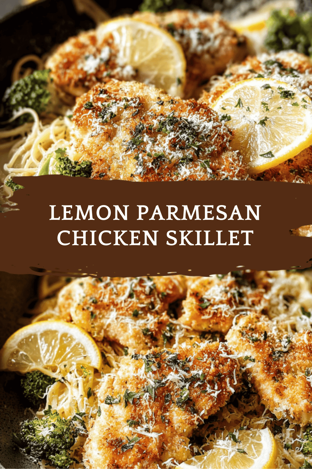 Lemon Parmesan Chicken Skillet