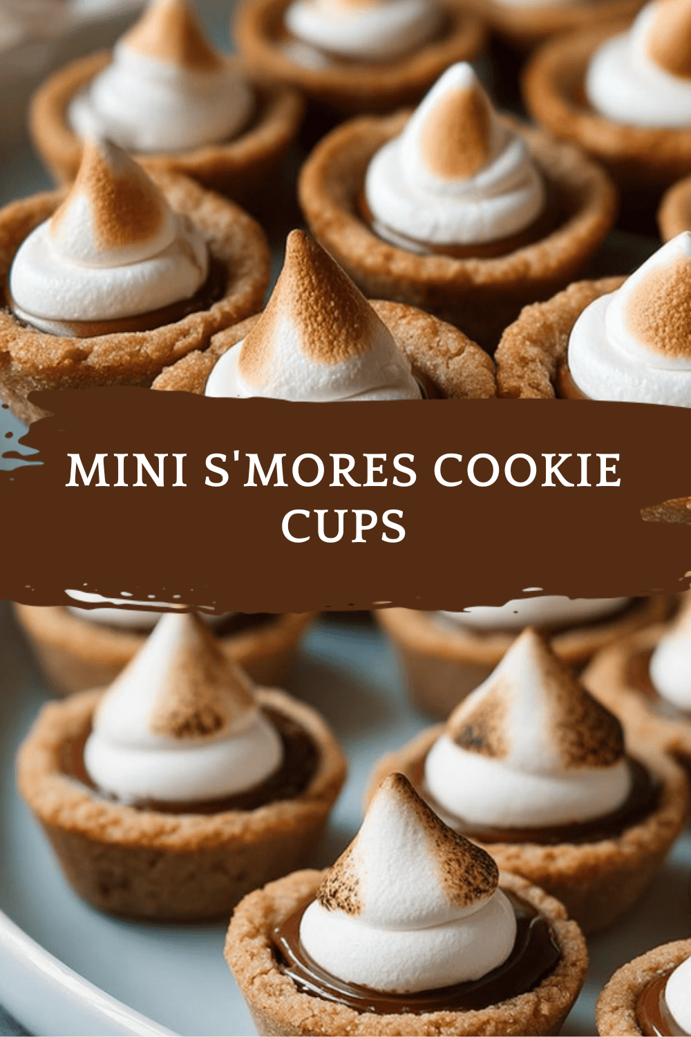 Mini S'Mores Cookie Cups