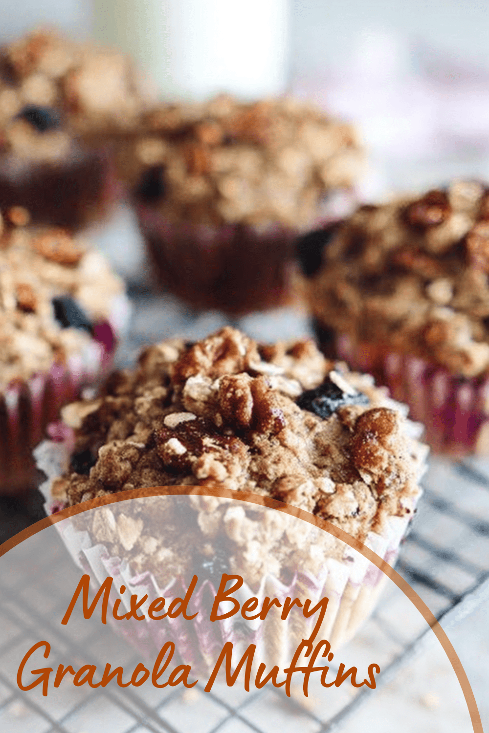 Mixed Berry Granola Muffins