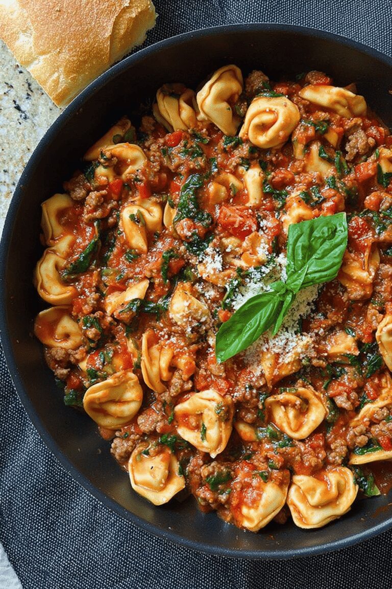 One Pan Turkey Sausage Spinach Marinara Tortellini 33.png