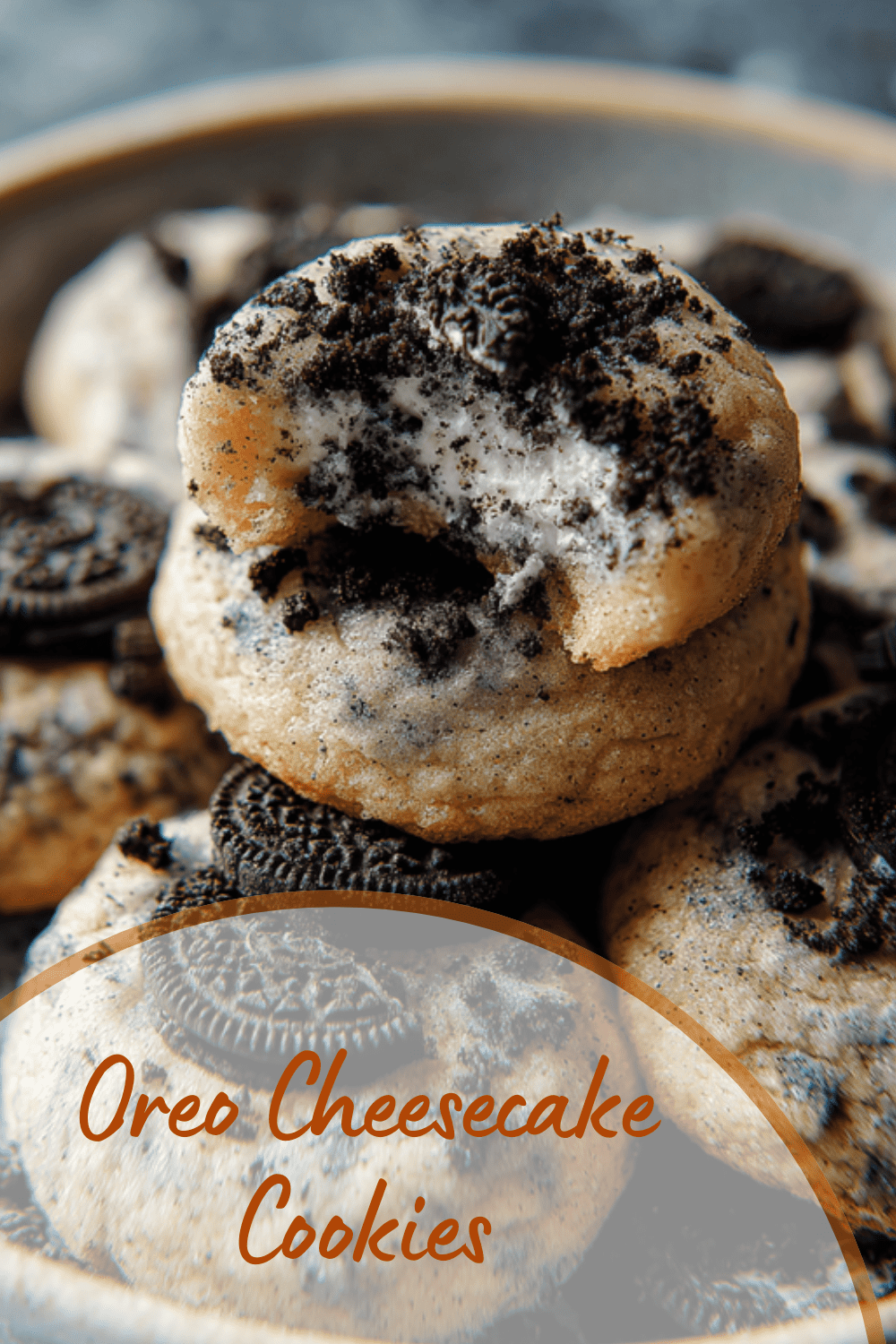 Oreo Cheesecake Cookies