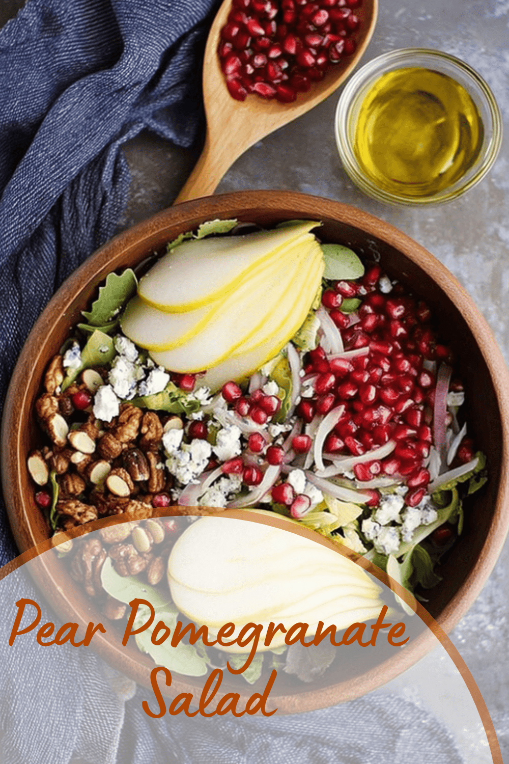 Pear Pomegranate Salad