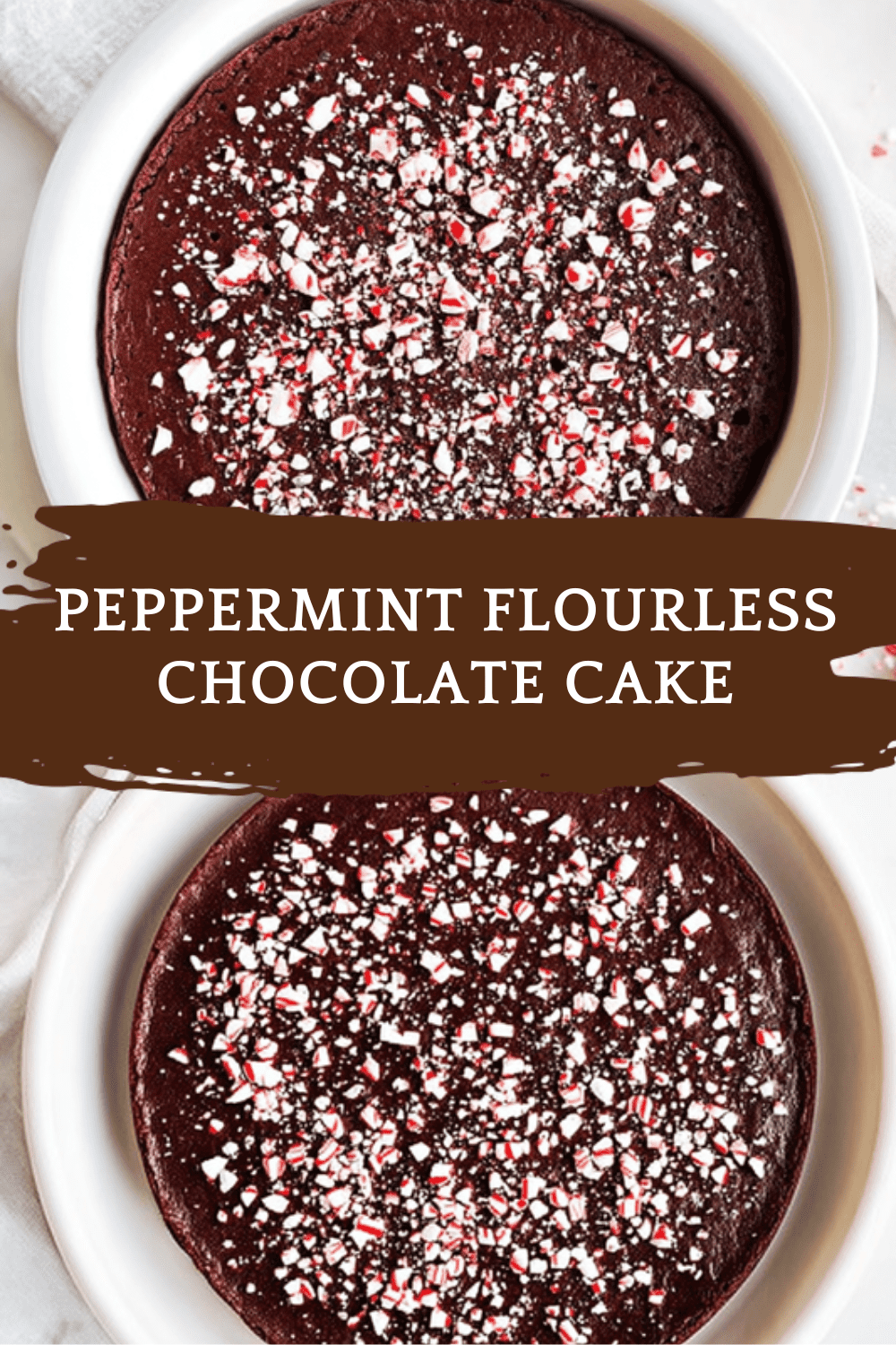 Peppermint Flourless Chocolate Cake
