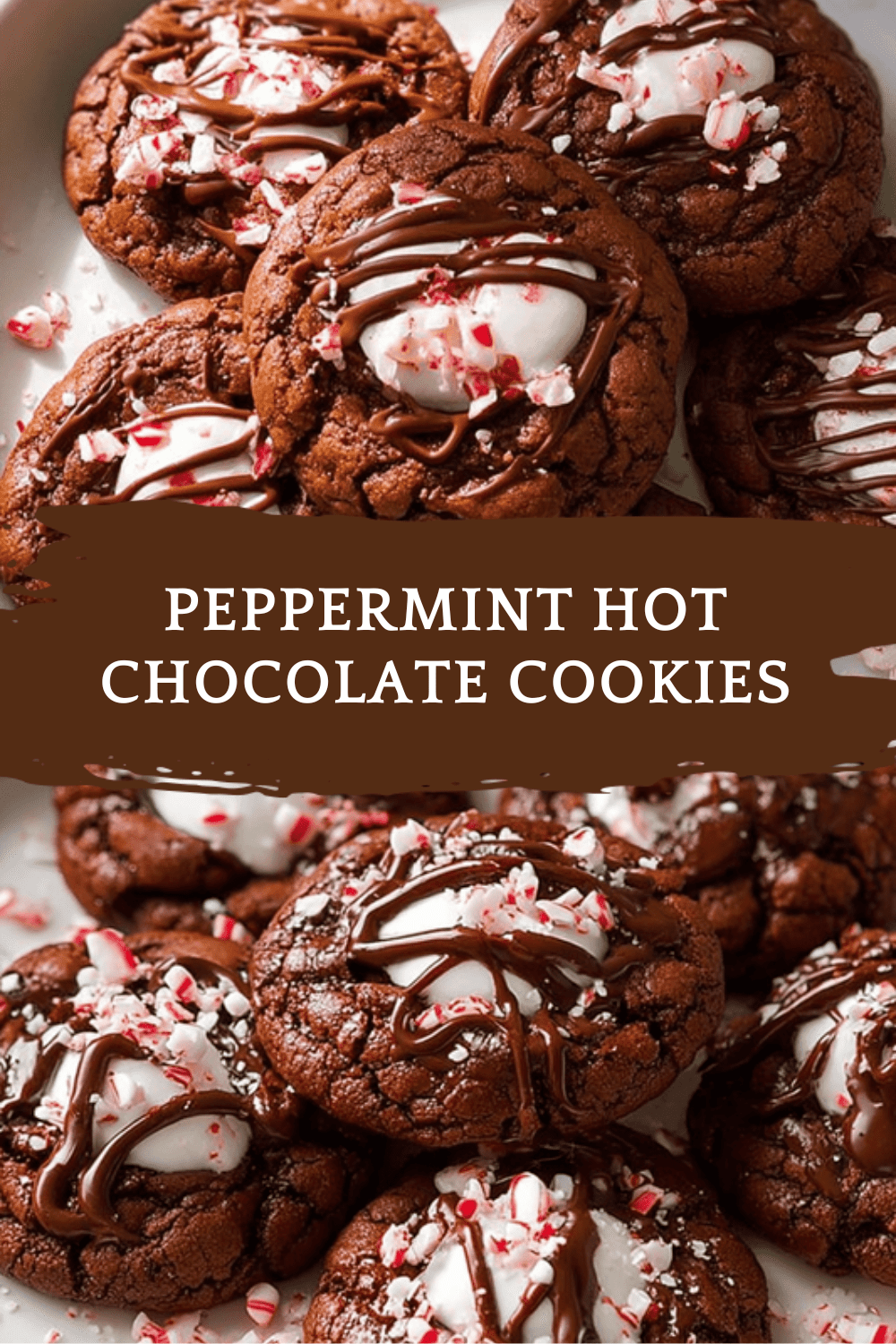 Peppermint Hot Chocolate Cookies