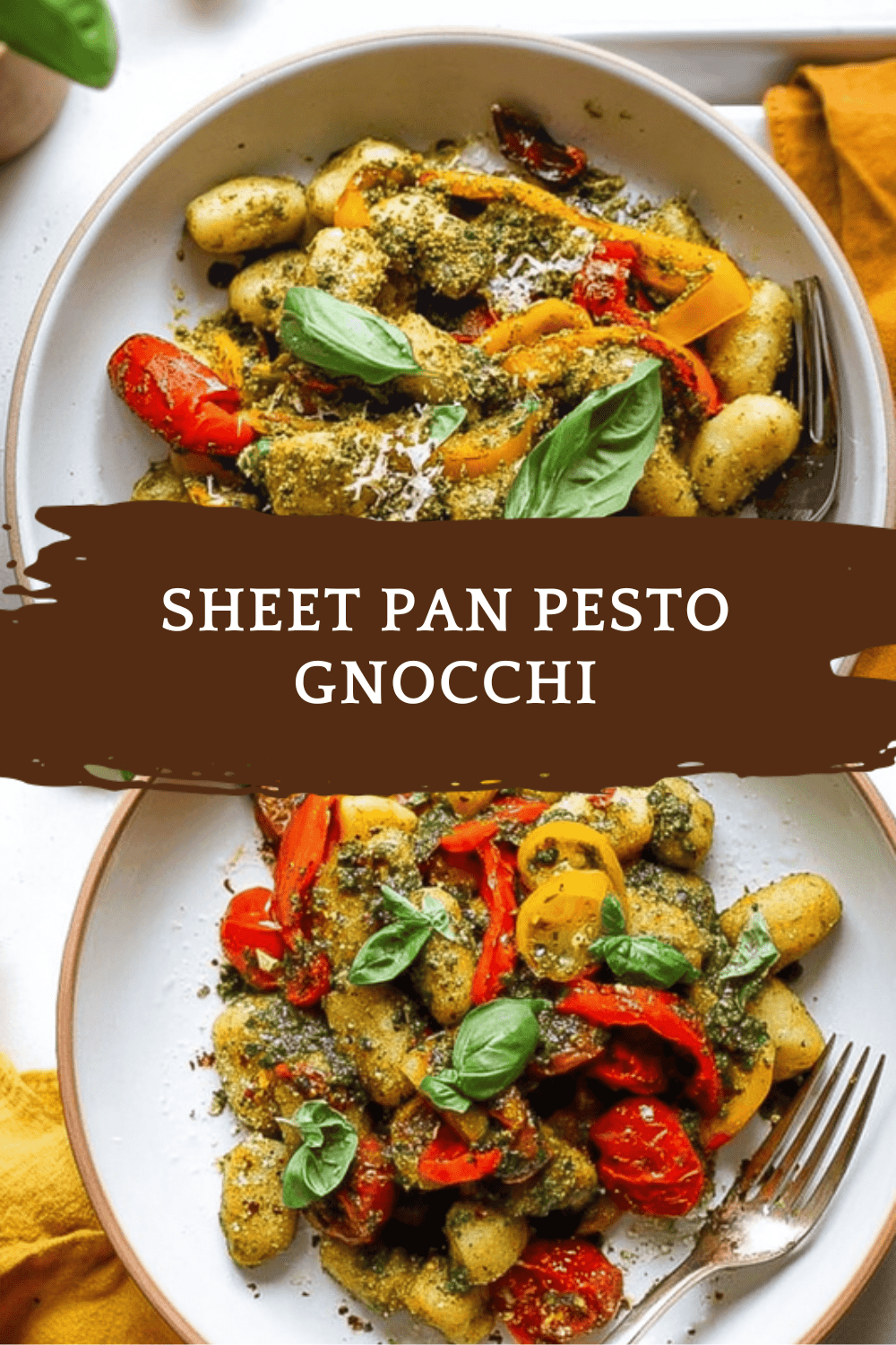 Sheet Pan Pesto Gnocchi