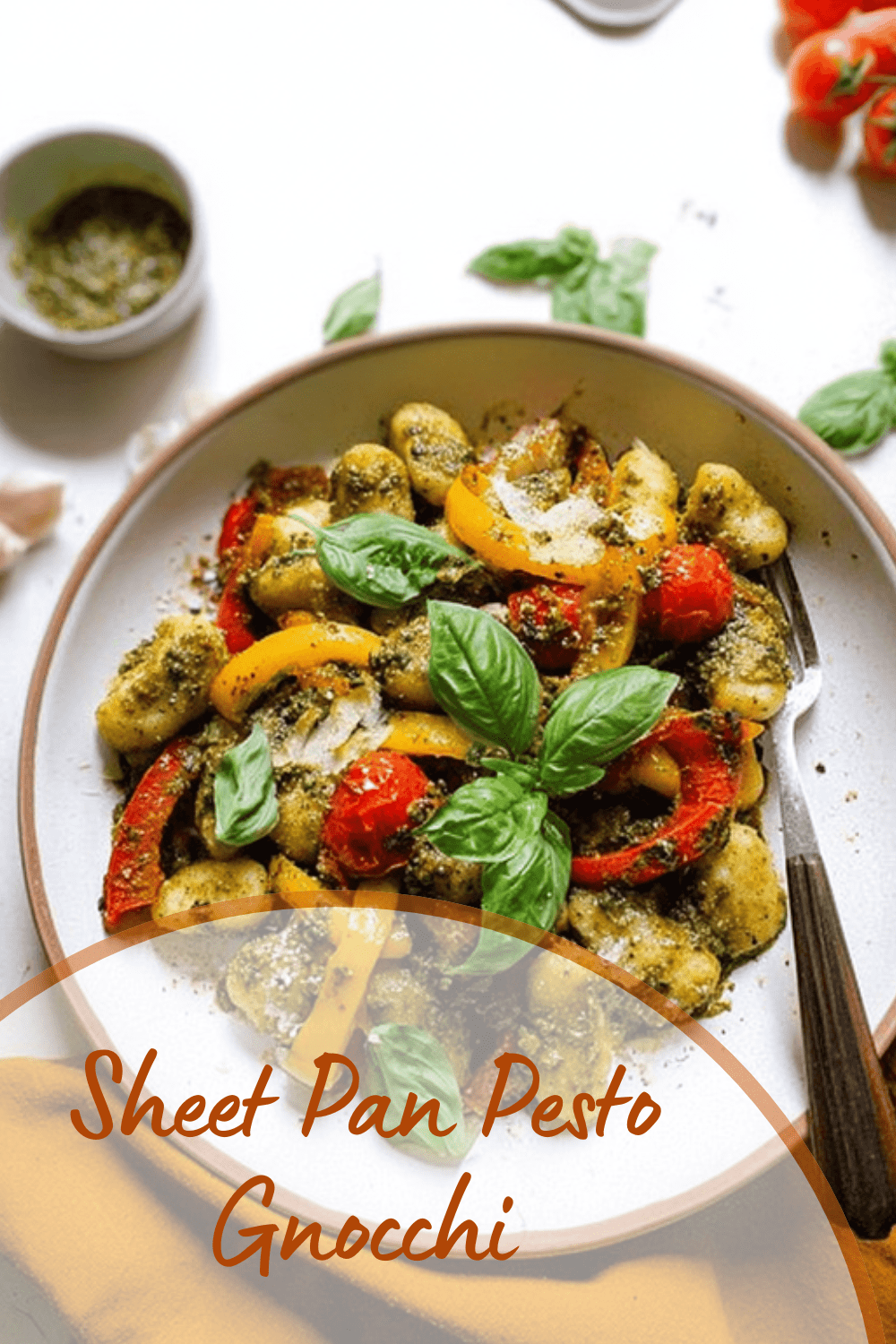 Sheet Pan Pesto Gnocchi