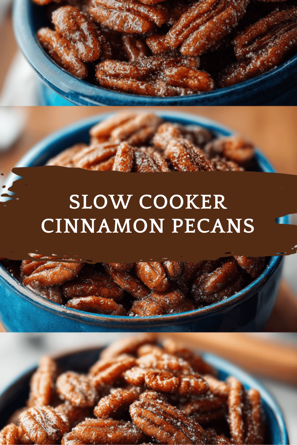 Slow Cooker Cinnamon Pecans