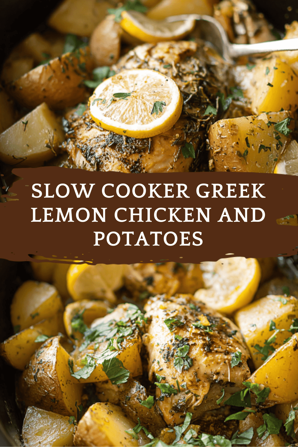 Slow Cooker Greek Lemon Chicken And Potatoes