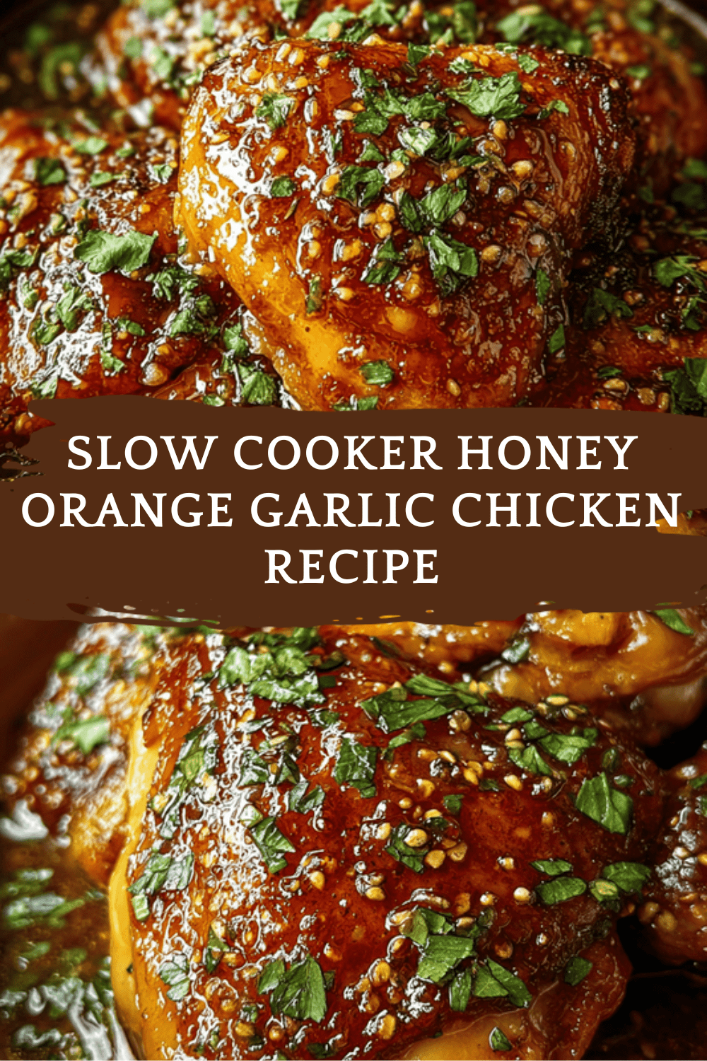 Slow Cooker Honey Orange Garlic Chicken Recipe