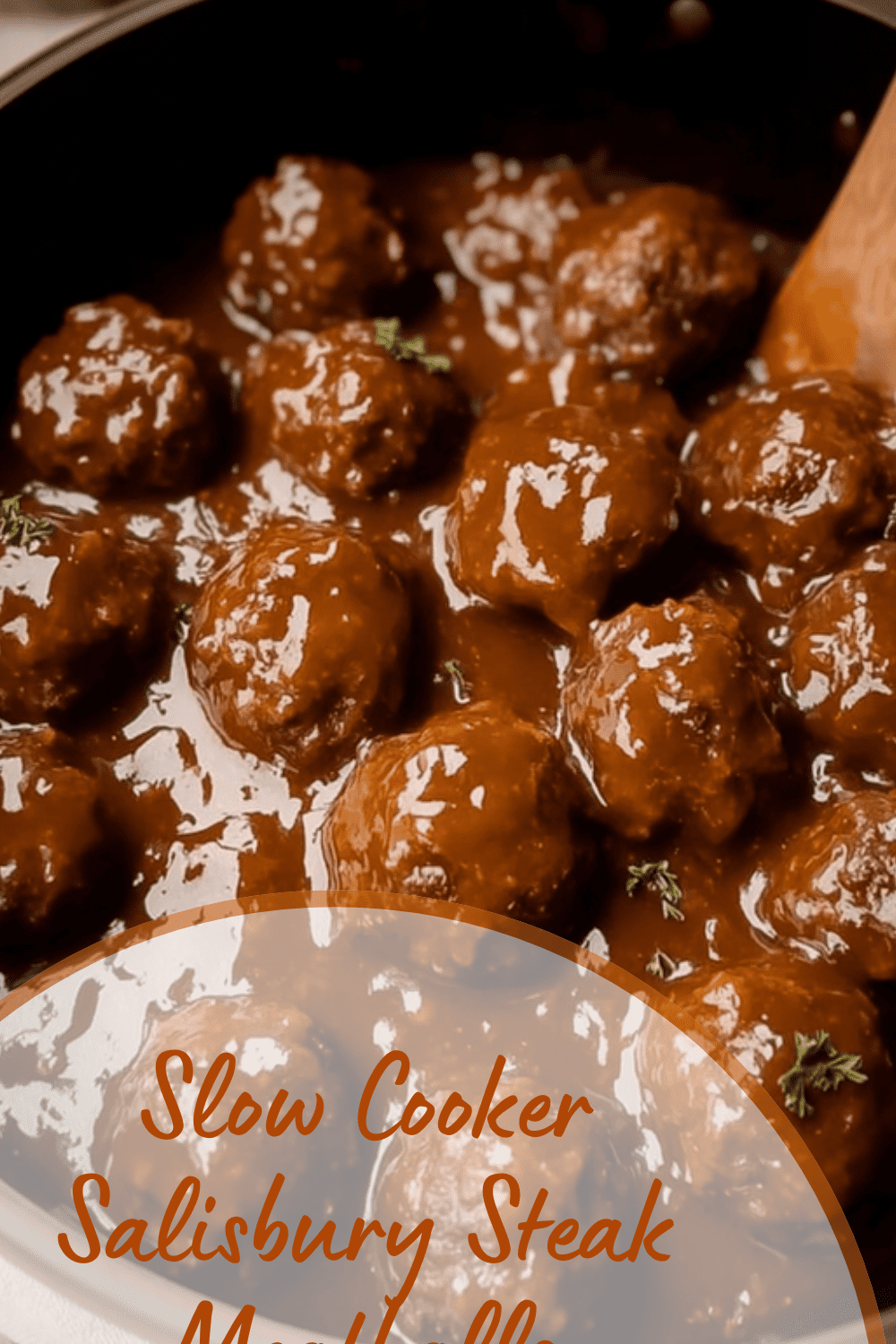 Slow Cooker Salisbury Steak Meatballs