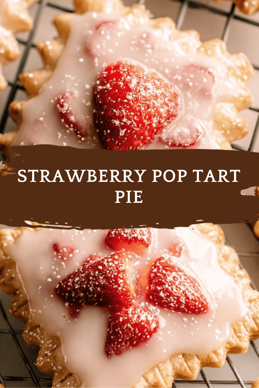 Strawberry Pop Tart Pie