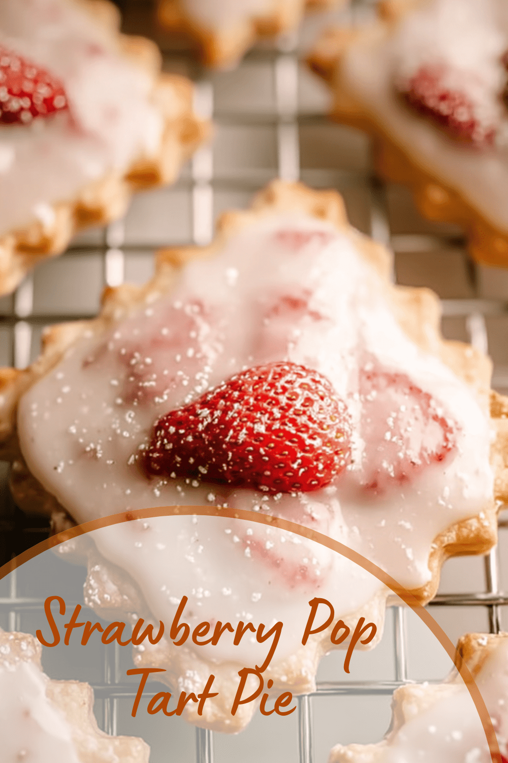 Strawberry Pop Tart Pie