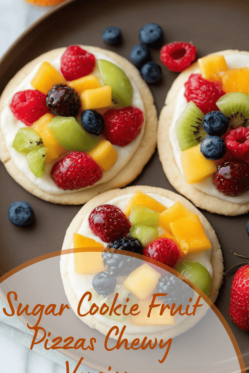 Sugar Cookie Fruit Pizzas Chewy Version