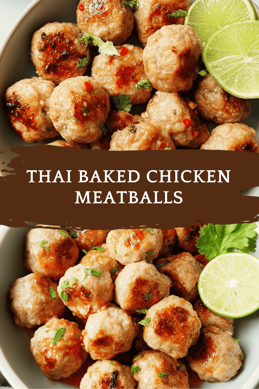 Thai Baked Chicken Meatballs