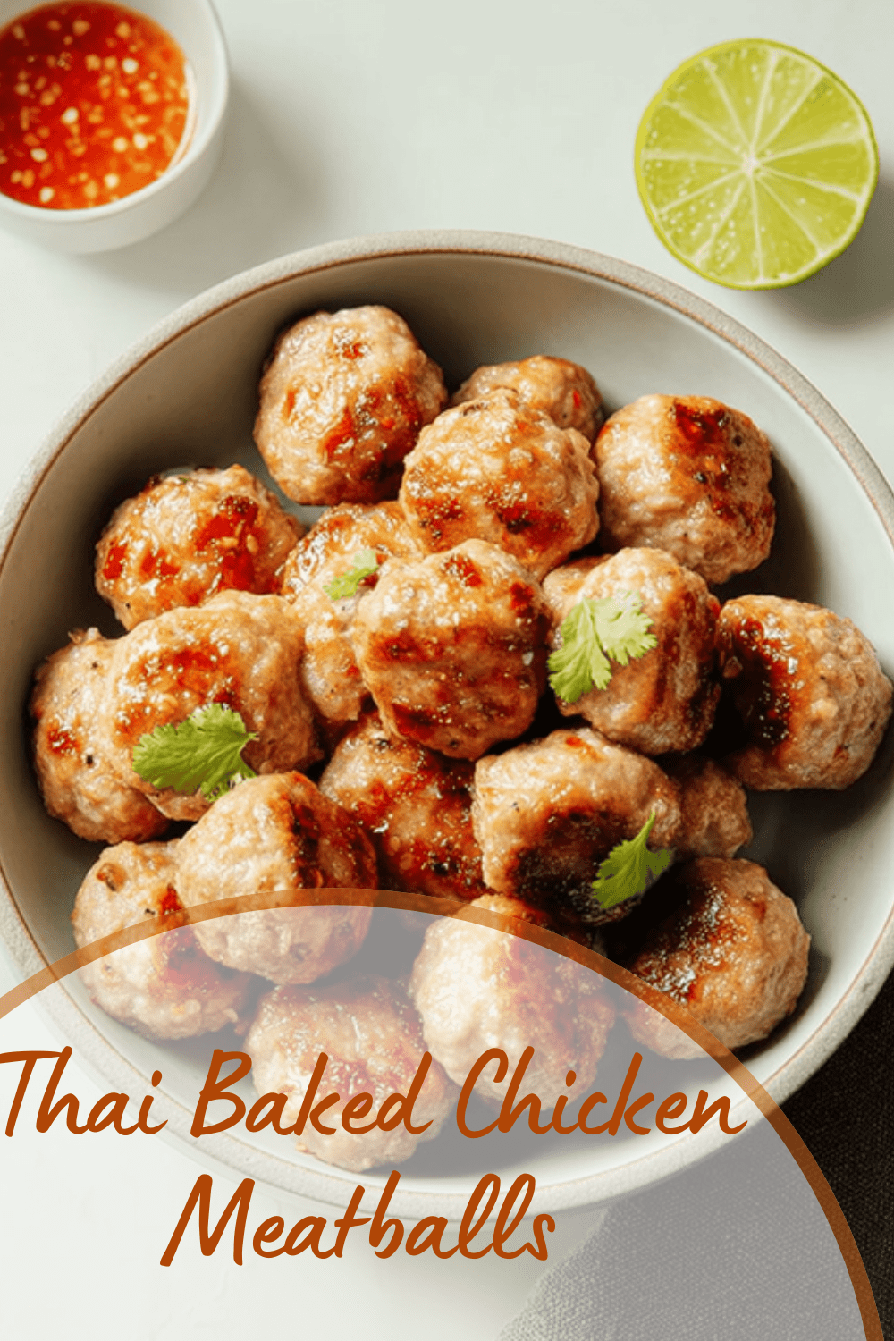 Thai Baked Chicken Meatballs