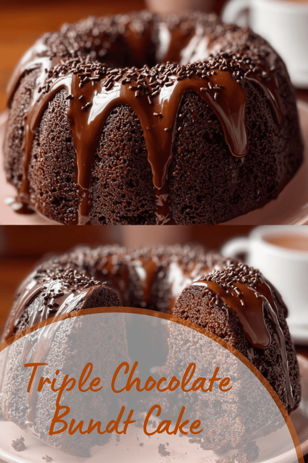 Triple Chocolate Bundt Cake