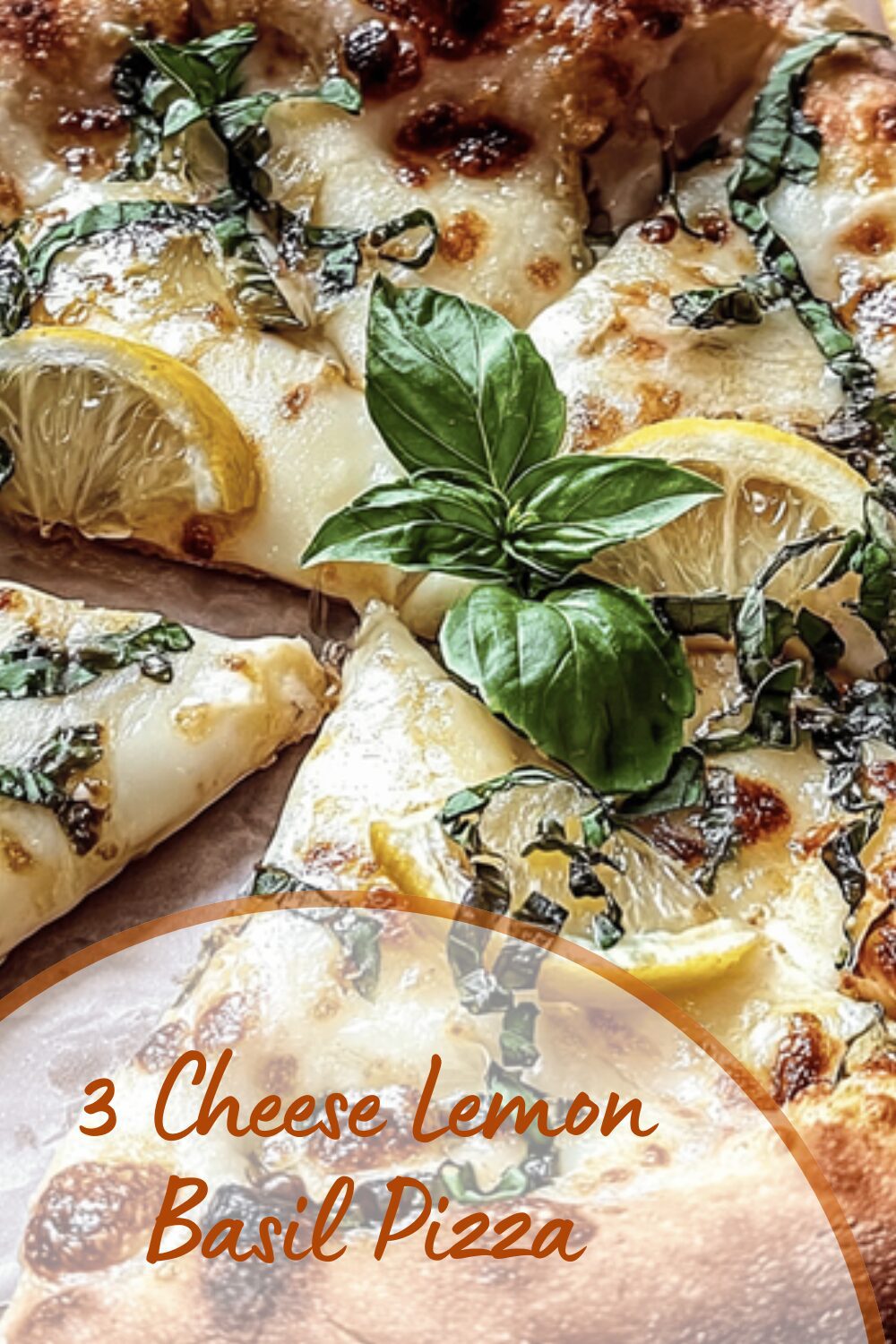 3 Cheese Lemon Basil Pizza