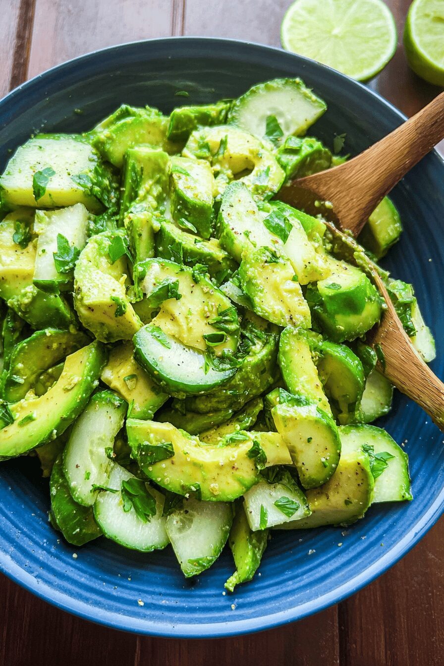 Avocado Cucumber Salad