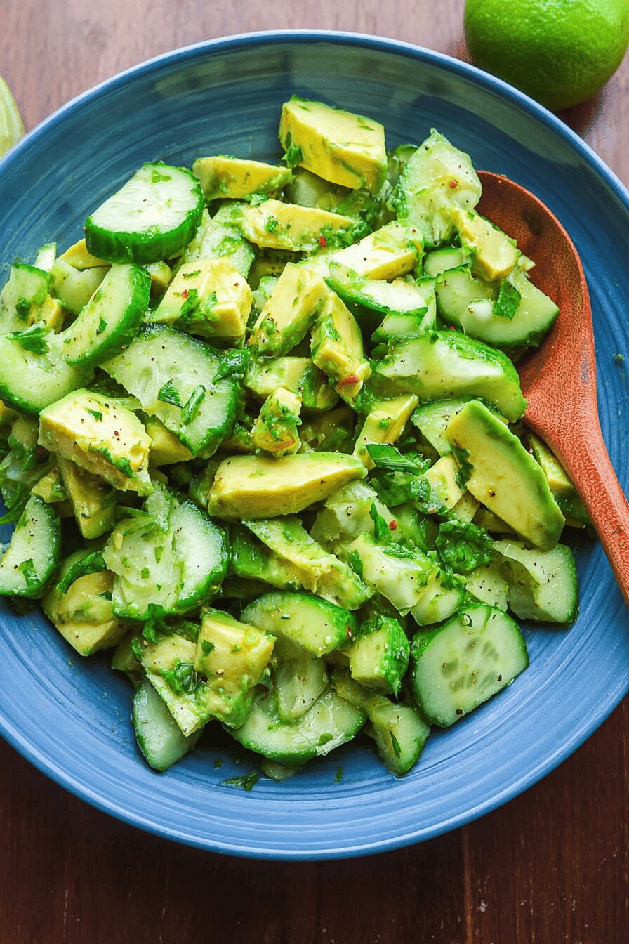 Avocado Cucumber Salad