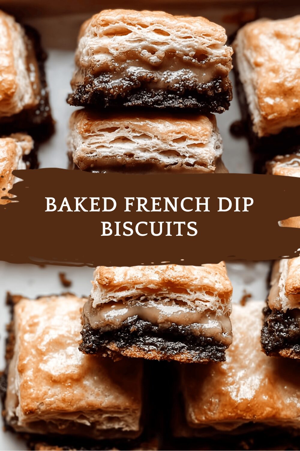 Baked French Dip Biscuits