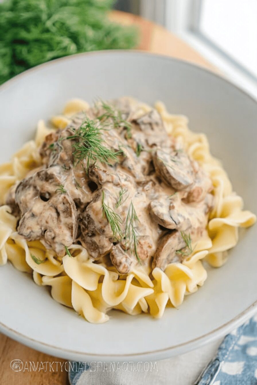 Beef Stroganoff