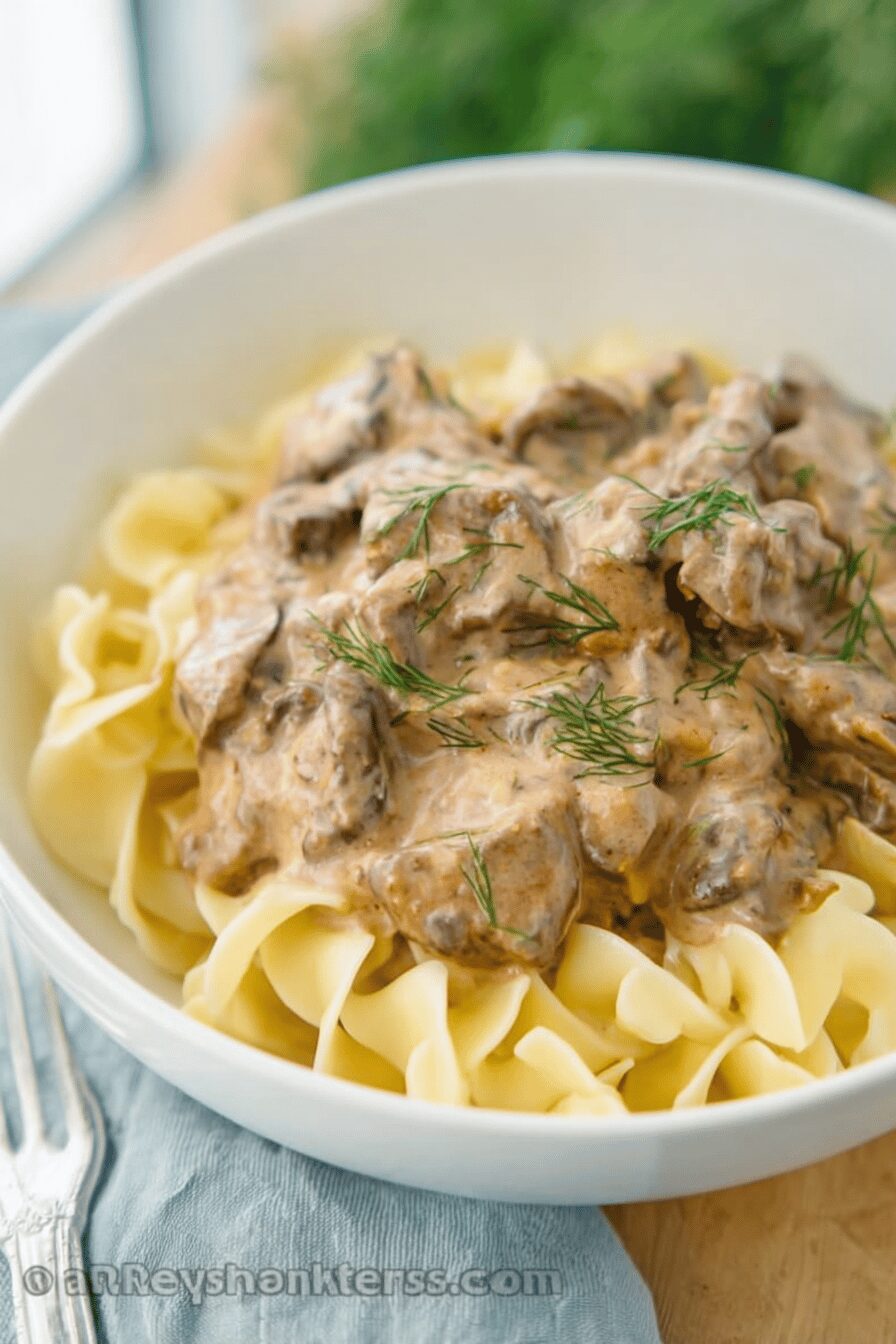 Beef Stroganoff